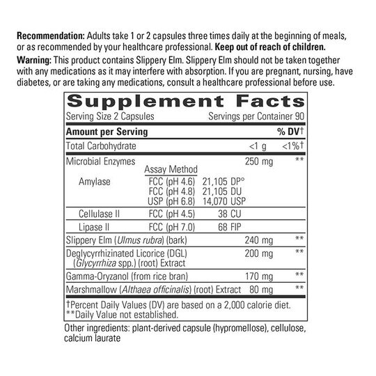 Similase Sensitive Stomach Digestive Enzymes, INT